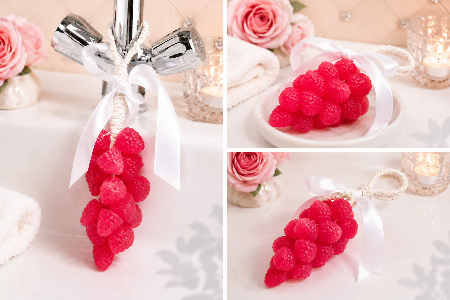Raspberry Hanging Soap – 100% Natural Soap