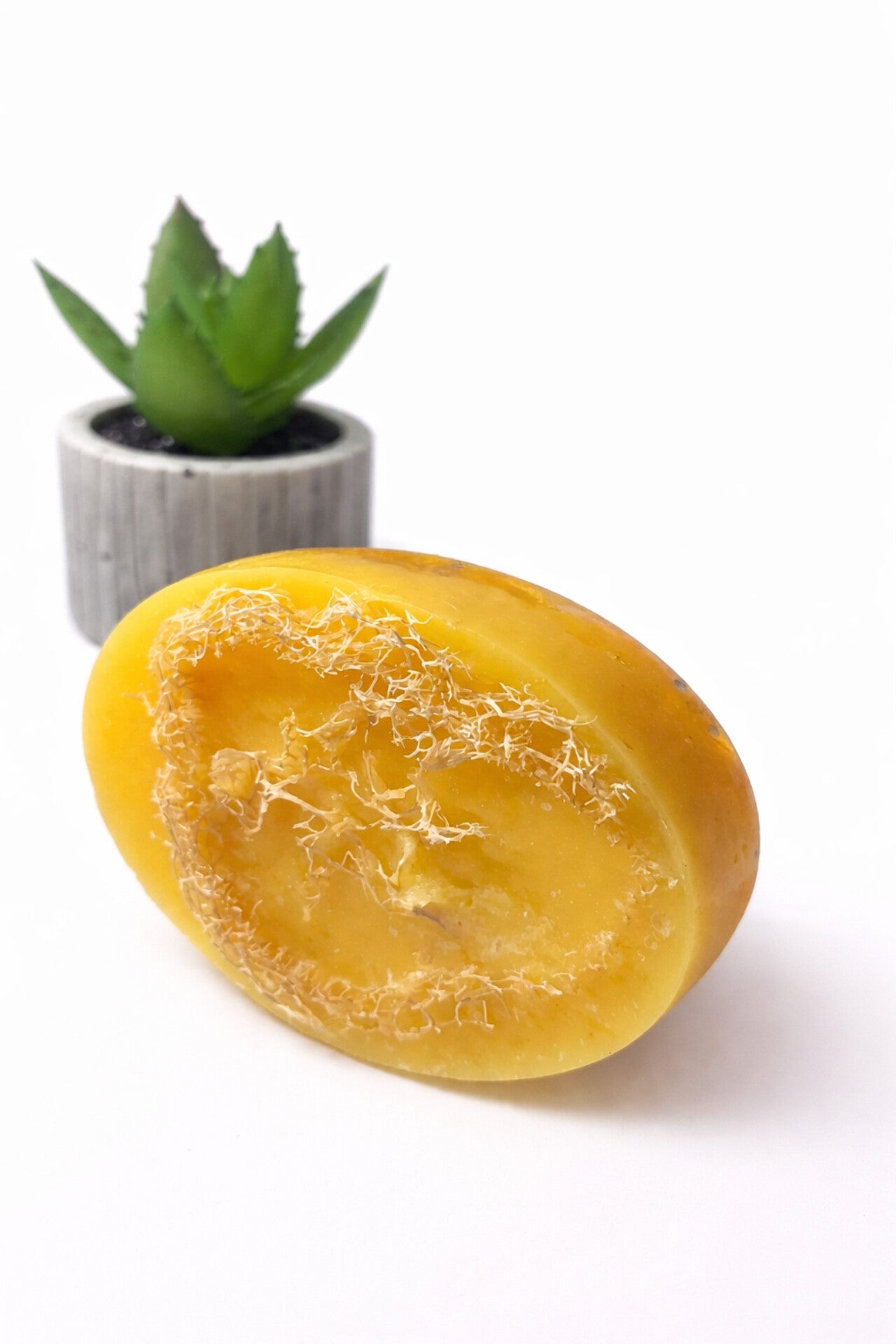 🥭 Mango Loofah Soap – 100% Natural Soap