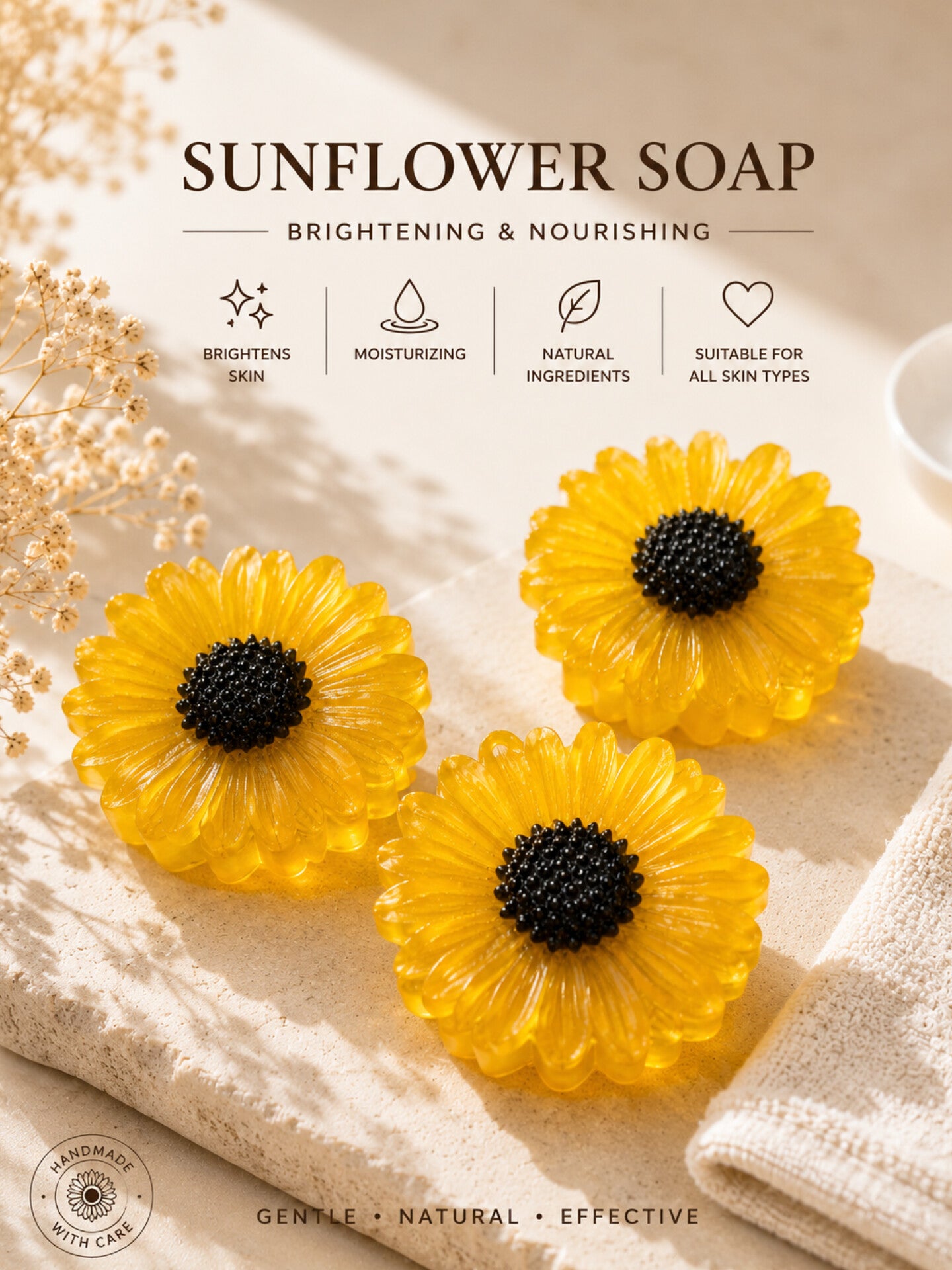 Sunflower soap